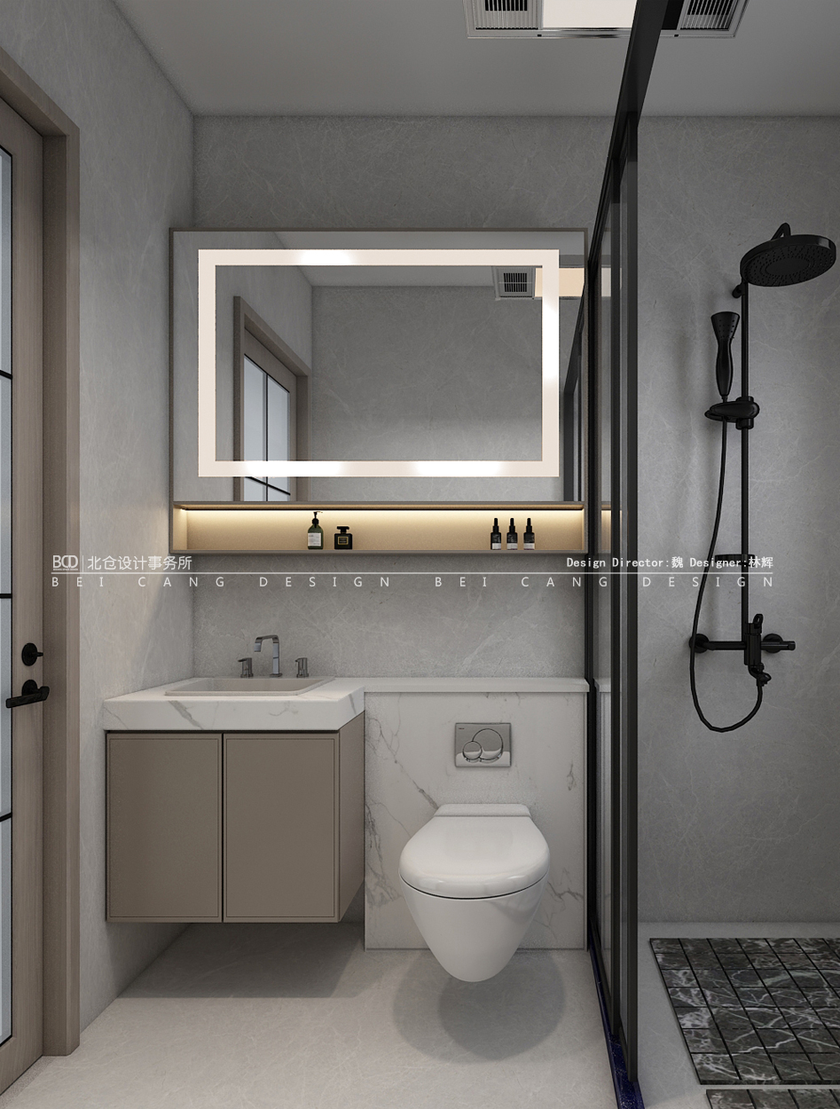 网云小镇现代风格卫生间效果图 网云小镇现代风格卫生间效果图