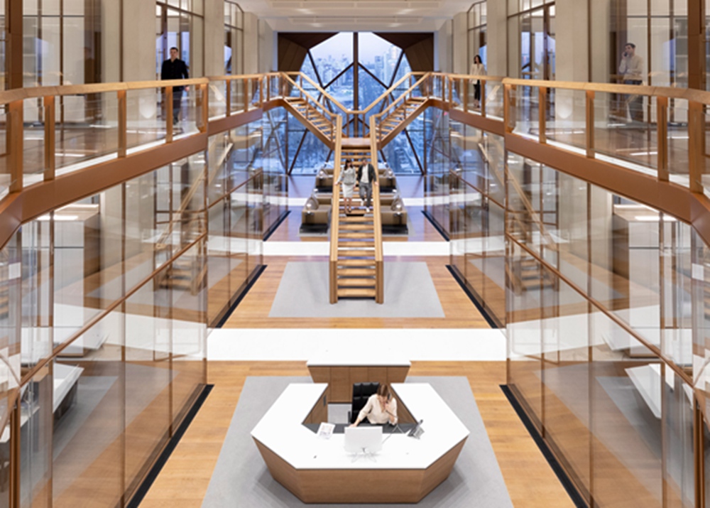 大型开放式办公空间