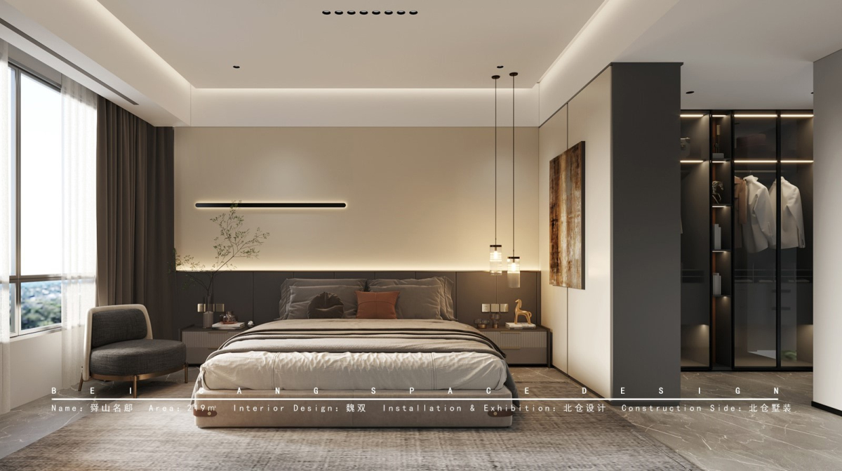 舜山名䣌主人房设计效果