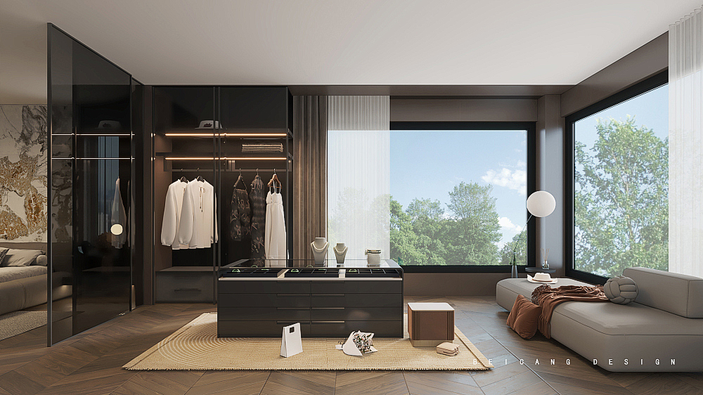 滟澜山别墅衣帽间设计 滟澜山别墅衣帽间设计