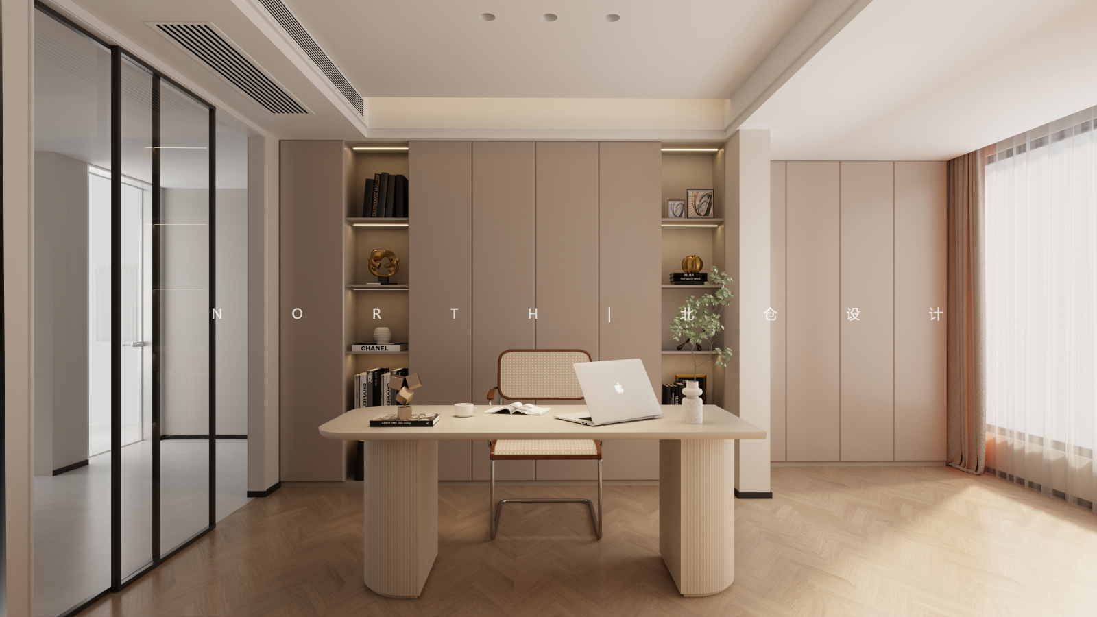 山水墅书房设计施工