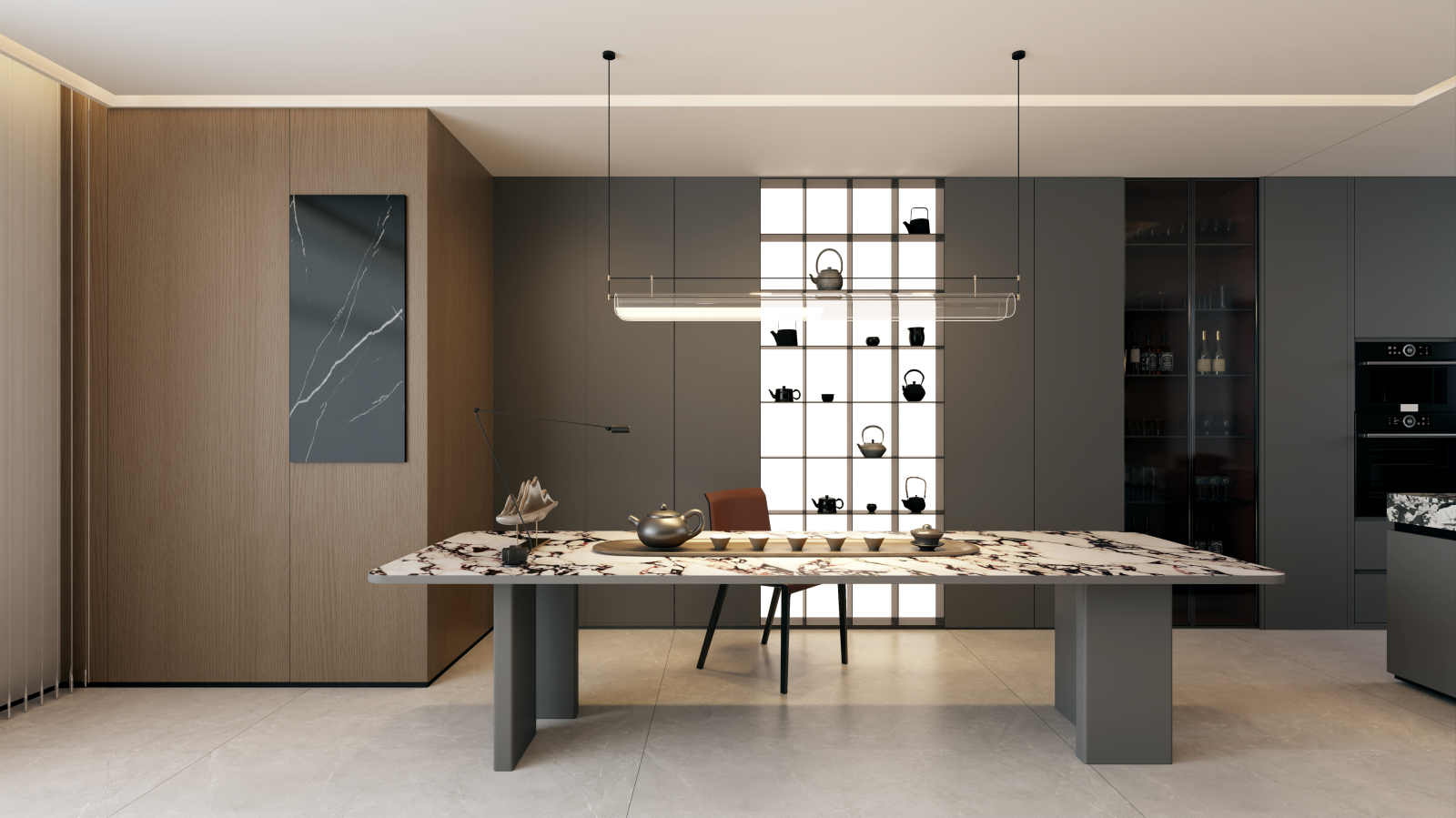 山水墅意式茶区